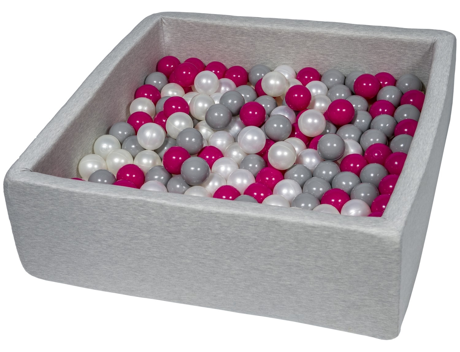 Soft Jersey Baby Kids Children Ball Pit with 300 balls, Gift, 90x90 cm - Picture 20 of 23