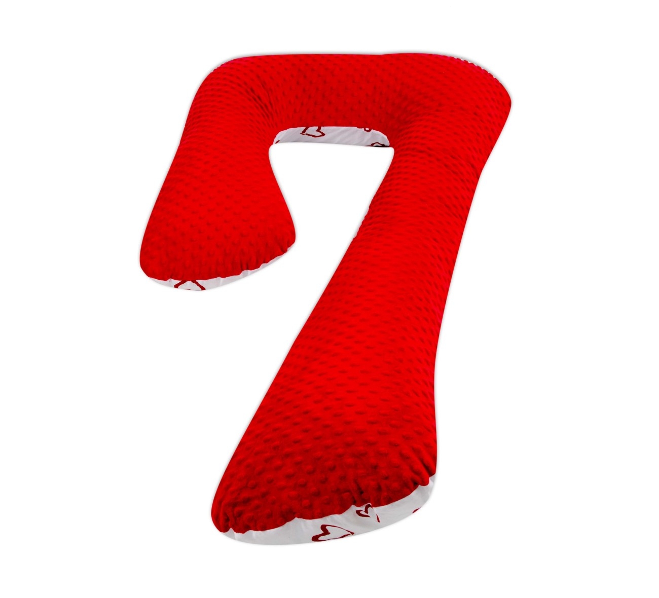 Coussin de maternité, Grossesse/Allaitement, Minky et Coton, forme en 7 - Imagen 13 de 28