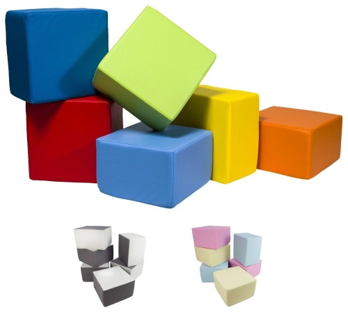 Soft foam blocks, 6 pcs