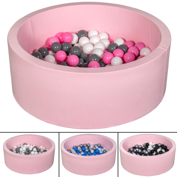 Pink ball pit + 150 balls